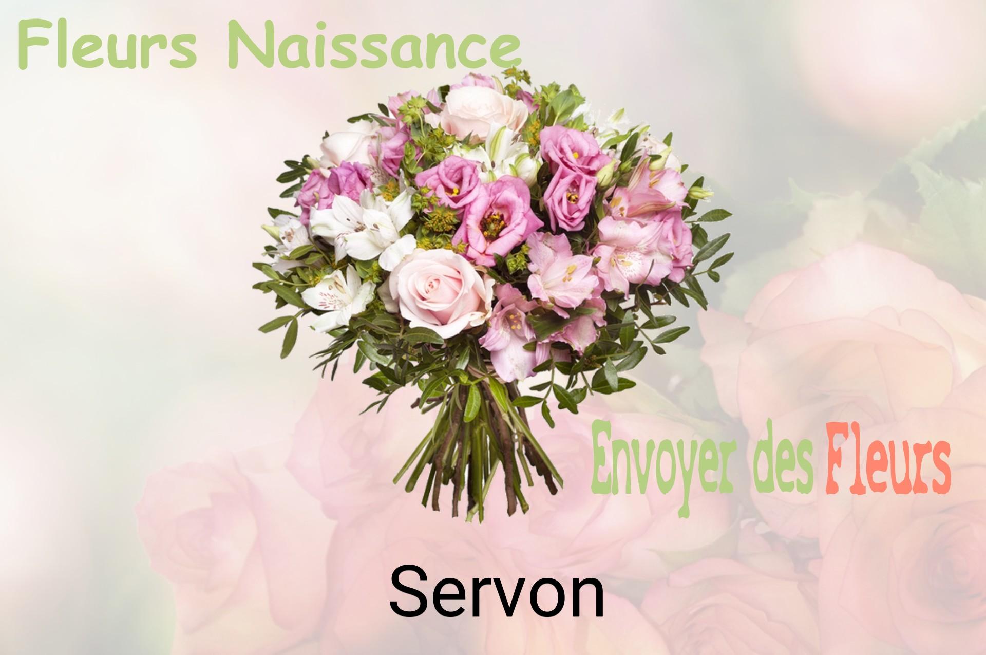 Bouquet de fleurs de naissance livré à Servon